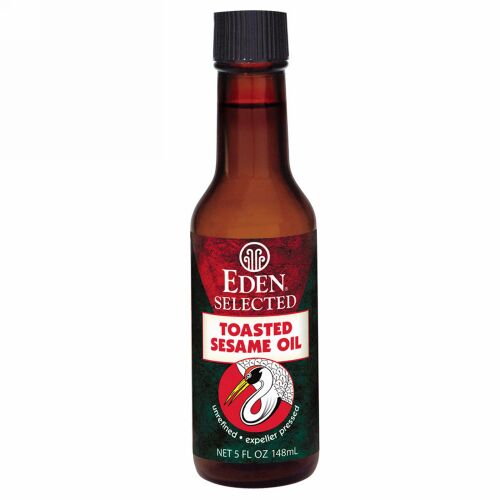 Eden Foods, 選ばれた, あぶったゴマ油, 5 fl oz (148 ml) (Discontinued Item)