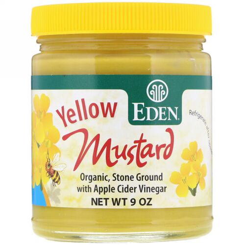Eden Foods, Yellow Mustard, 9 oz (Discontinued Item)