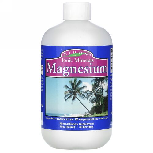 Eidon Mineral Supplements, イオニック・ミネラル、マグネシウム、19 オンス (563 ml)