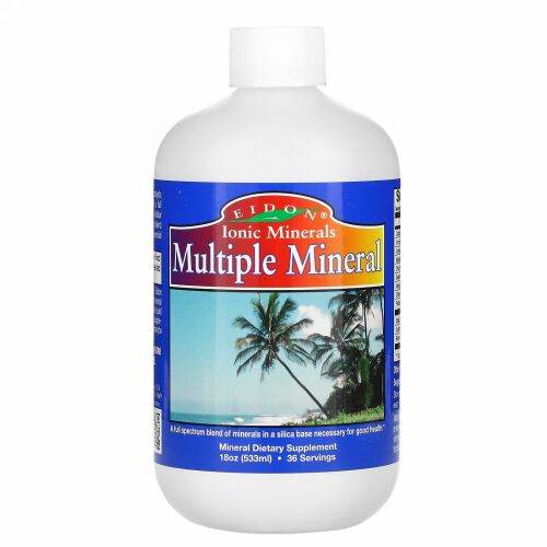 Eidon Mineral Supplements, マルチプルミネラル、18oz (533 ml)