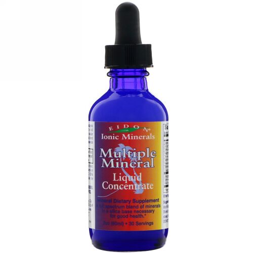 Eidon Mineral Supplements, マルチプルミネラル、濃縮液、2 oz (60 ml)