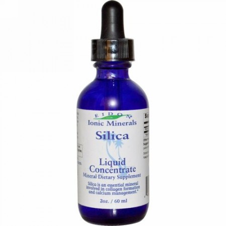 Eidon Mineral Supplements, シリカ, 液体濃縮, 2 オンス (60 ml)