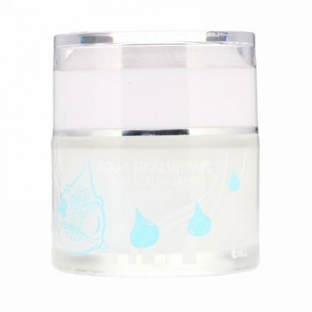 Elizavecca, アクアヒアルロン酸ウォータードロップクリーム、1.69液量オンス (50 ml)