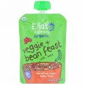 Ella's Kitchen, オーガニック、野菜 + 豆とバジルの饗宴、4.5オンス (127 g) (Discontinued Item)