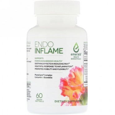 Emerald Health Bioceuticals, EndoInflame, 60 Vegan Softgels (Discontinued Item)