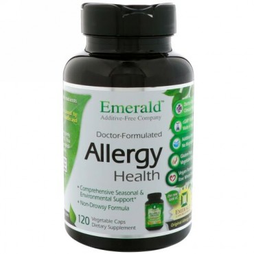 Emerald Laboratories, アレルギーの健康、ベジキャップ120錠 (Discontinued Item)