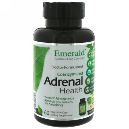 Emerald Laboratories, コエンザイム副腎の健康、ベジキャップ60錠 (Discontinued Item)