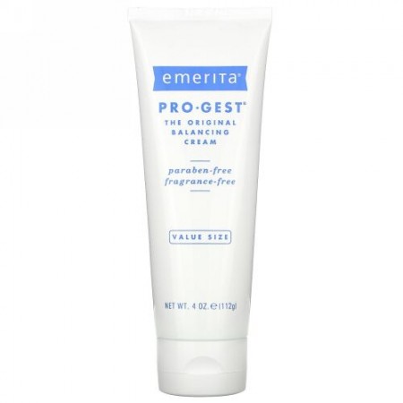 Emerita, プロジェスト、バランシングクリーム、無香料、4 oz (112 g)