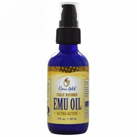 Emu Gold, エミュ―オイル, 2 液量オンス (60 ml)
