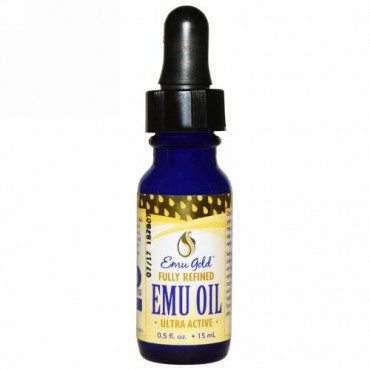 Emu Gold, エミューオイル、完全精製、0.5 fl oz (15 ml) (Discontinued Item)
