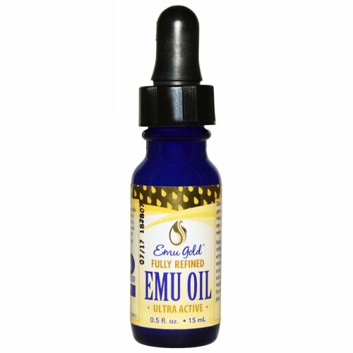 Emu Gold, エミューオイル、完全精製、0.5 fl oz (15 ml) (Discontinued Item)