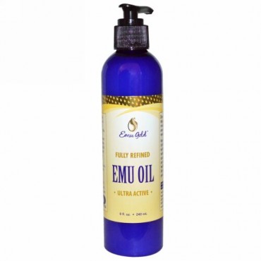 Emu Gold, エミューオイル, 完全精製, 8液量オンス (240 ml)