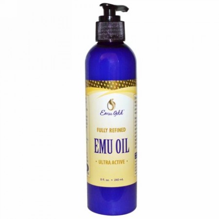 Emu Gold, エミューオイル, 完全精製, 8液量オンス (240 ml)