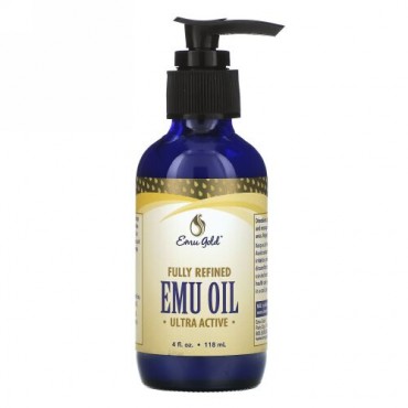Emu Gold, エミューオイル、完全精製、極めて高い活性度、4液量オンス（120 ml）