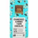 Endangered Species Chocolate, クランベリー、アーモンド＆ダークチョコレート、カカオ72％、85g（3オンス）