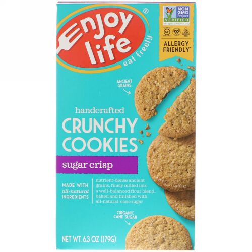 Enjoy Life Foods, 手作りサクサククッキー、シュガークリスプ、6.3オンス（179 g） (Discontinued Item)