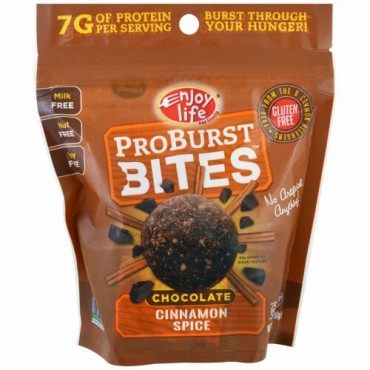Enjoy Life Foods, ProBurst Bites, Chocolate Cinnamon Spice, 6.4 oz (180 g) (Discontinued Item)