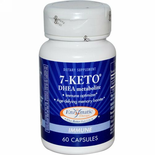 Enzymatic Therapy, 7-ケト、 DHEAメタボライト、 60カプセル