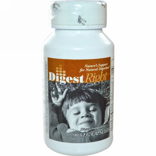 Enzymatic Therapy, ダイジェストライト、ベジキャップ使用 90 錠 (Discontinued Item)