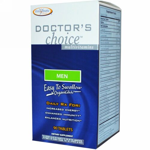 Enzymatic Therapy, ドクターズチョイス マルチビタミン, 男性用, 90錠 (Discontinued Item)