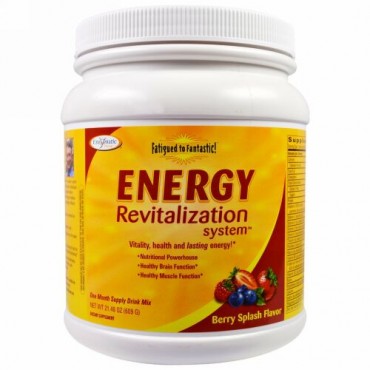 Enzymatic Therapy, ヘトヘトから気分爽快に！ エネルギー活性化システム、はじけるベリー味、21.48オンス(609 g)