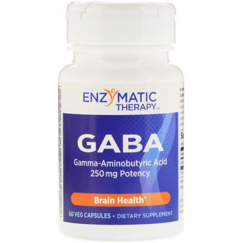 Enzymatic Therapy, GABA、60ベジカプセル