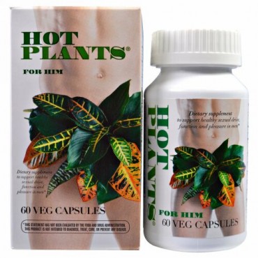 Enzymatic Therapy, Hot Plants、男性用、ベジキャップ  60錠 (Discontinued Item)