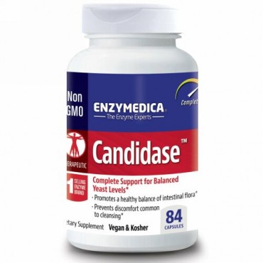 Enzymedica, Candidase, 84カプセル