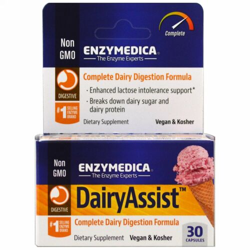 Enzymedica, デイリーアシスト、30カプセル