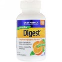 Enzymedica, Digest, Complete Digestion Formula, Orange Flavor, 60 Chewable Tablets (Discontinued Item)