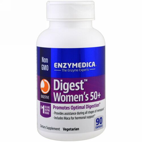 Enzymedica, ダイジェスト、50歳以上の女性用、90カプセル (Discontinued Item)