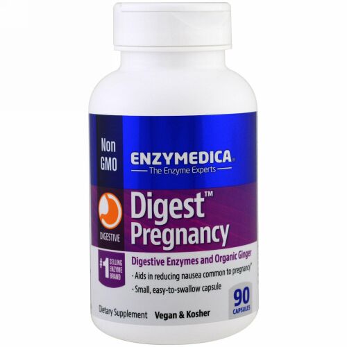 Enzymedica, ダイジェスト・プレグナンシー、90カプセル (Discontinued Item)