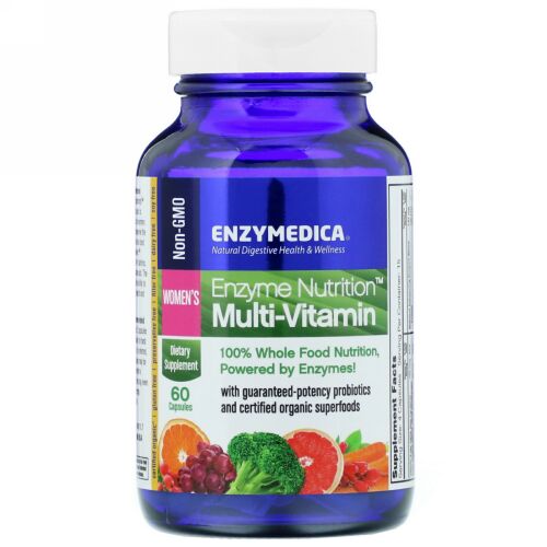 Enzymedica, 酵素栄養素マルチビタミン、レディース、60カプセル (Discontinued Item)