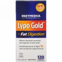 Enzymedica, リポゴールド（Lypo Gold）, 脂肪の消化を最適化, 120カプセル