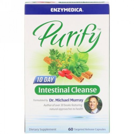 Enzymedica, ピューリファイ10日間腸内クレンズ、ターゲットリリースカプセル60個 (Discontinued Item)