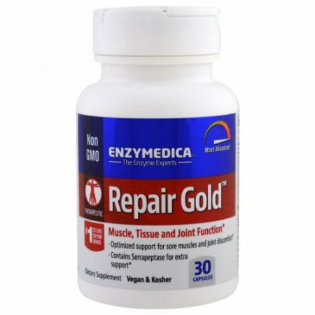 Enzymedica, リペアゴールド、30カプセル