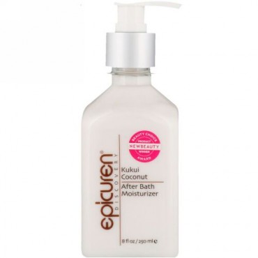 Epicuren Discovery, After Bath Moisturizer, Kukui Coconut, 8 fl oz (250 ml) (Discontinued Item)