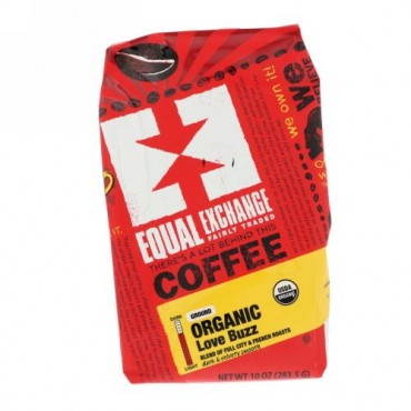 Equal Exchange, オーガニック、コーヒー、ラブバズ、粉末、10 oz (283.5 g)