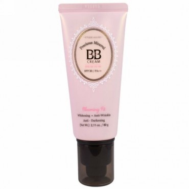 Etude House, プレシャスミネラル BB クリーム ブルーミングフィット、 ナチュラルベージュW13、 2.11 oz (60 g) (Discontinued Item)