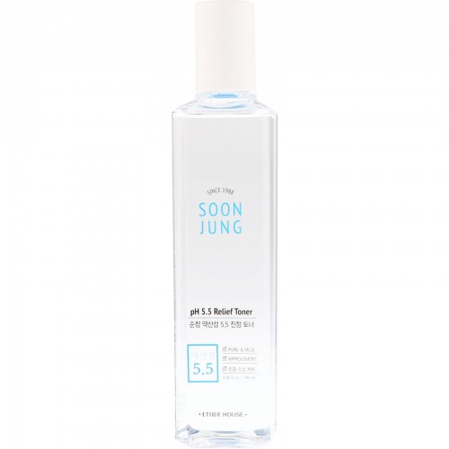 Etude House, Soon Jung（スンジョン）、pH 5.5リリーフトナー、180ml（6.08液量オンス）