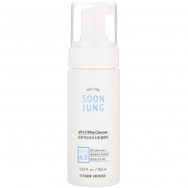 Etude House, Soon Jung（スンジョン）、pH 6.5ホイップクレンザー、150ml（5.07液量オンス）