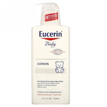 Eucerin, Baby、 Lotion、無香料、 13.5液量オンス(400 ml)