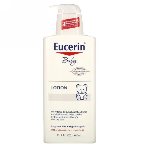 Eucerin, Baby、 Lotion、無香料、 13.5液量オンス(400 ml)