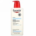 Eucerin, 日々の水分補給、ローション、無香料、16.9液量オンス（500 ml）
