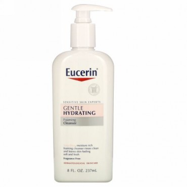 Eucerin, ジェントル水和クレンザー, 無香料, 8液量オンス (237 ml)