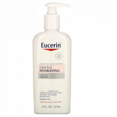 Eucerin, ジェントル水和クレンザー, 無香料, 8液量オンス (237 ml)
