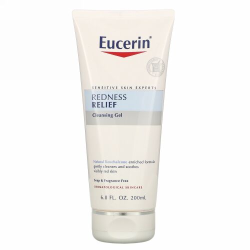 Eucerin, レッドネスリリーフ、クレンジングジェル、無香料、200ml（6.8fl oz）