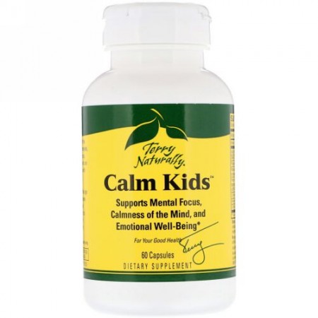 EuroPharma, Terry Naturally, カームキッズ、60カプセル (Discontinued Item)