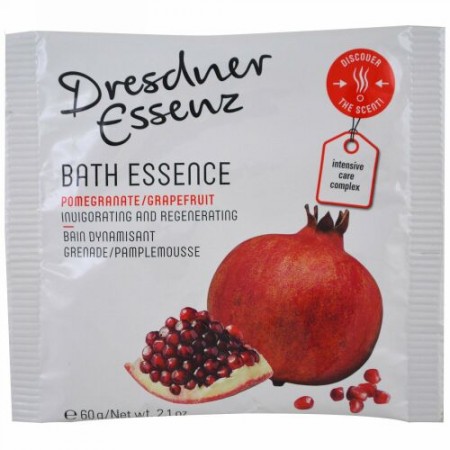 European Soaps, ドレスナーエッセンス、バスエッセンス、ザクロ/グレープフルーツ、2.1オンス (60 g) (Discontinued Item)