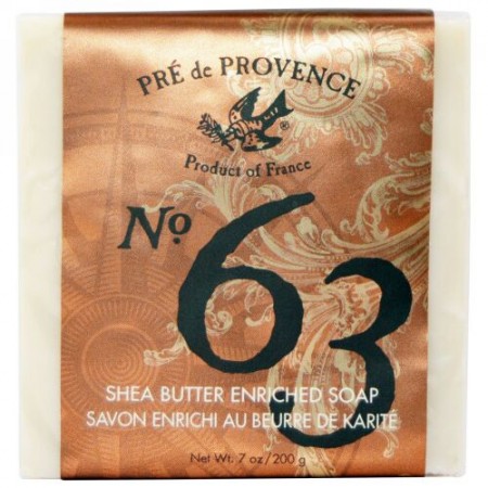 European Soaps, No. 63 シアバターエンリッチ ソープ、 7 oz (200 g) (Discontinued Item)